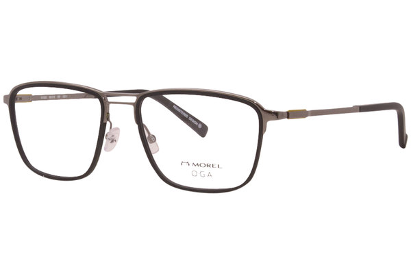  Morel OGA 10125O Eyeglasses Men's Full Rim Rectangular Optical Frame 