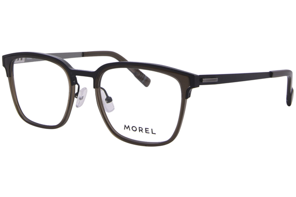 Morel Oga 10199O Titanium Eyeglasses Men's Full Rim Rectangle Shape