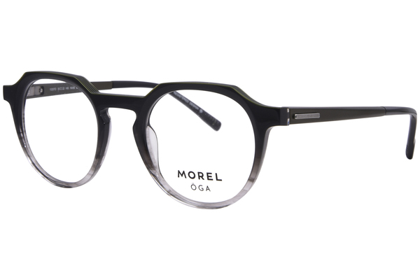  Morel OGA 10207O Eyeglasses Men's Full Rim Round Shape 