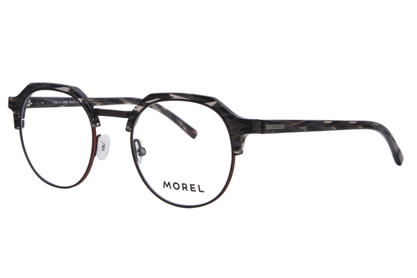  Morel Tinset-2 Eyeglasses Men's Full Rim Round Shape 