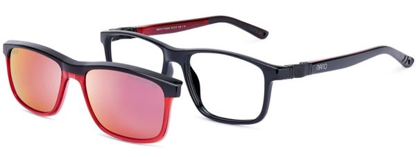  Nano Vista Fanboy-SC-3.0 NAO317 Eyeglasses Youth Kids Full Rim w/Clip-On 