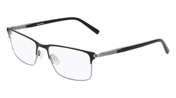 Nautica N7316 005 Eyeglasses Men's Matte Black Full Rim Rectangle Shape ...