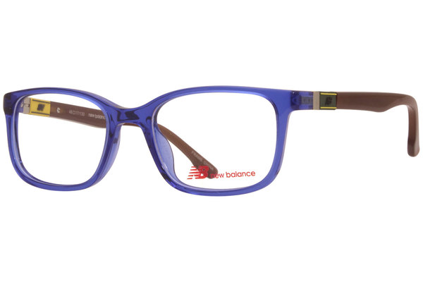  New Balance Kids NBK5049 Eyeglasses Youth Boys Full Rim Square Optical Frame 