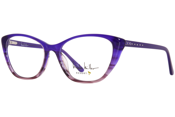 Nicole Miller Catalina Eyeglasses Women's Full Rim Cat Eye