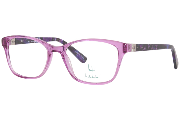 Nicole Miller Cleo C02 Eyeglasses Youth Girls Lilacpurple Full Rim 50 16 130