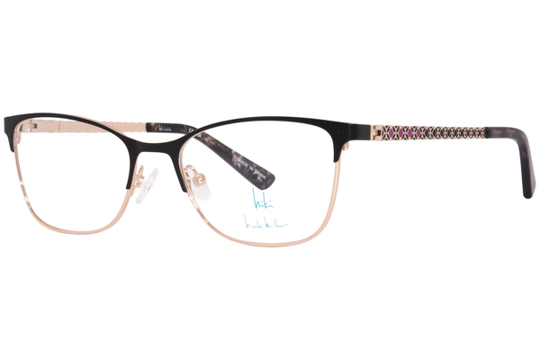  Nicole Miller Emma Eyeglasses Women's Full Rim Cat Eye 