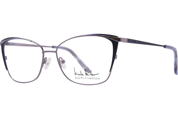 Nicole Miller Harman Eyeglasses Women's Full Rim Cat Eye