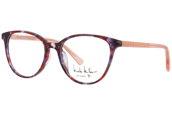 Nicole Miller Hendrix Eyeglasses Women's Full Rim Oval Shape