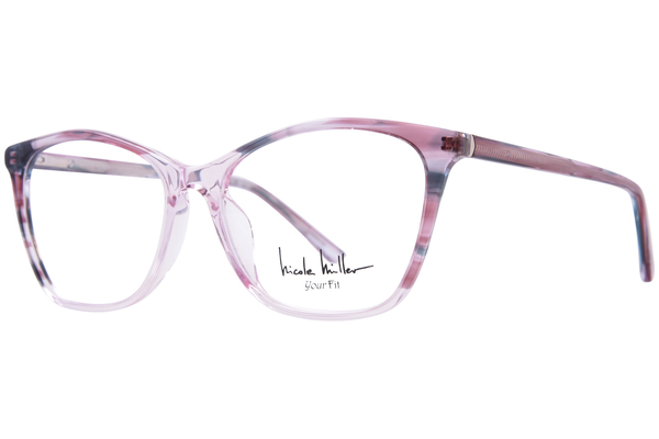 Nicole Miller Hermitage Eyeglasses Women's Full Rim Oval Shape