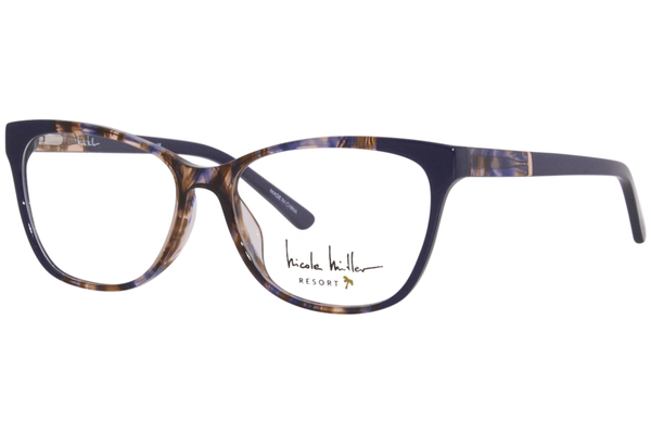 Nicole Miller Ibiza Eyeglasses Women's Full Rim Cat Eye