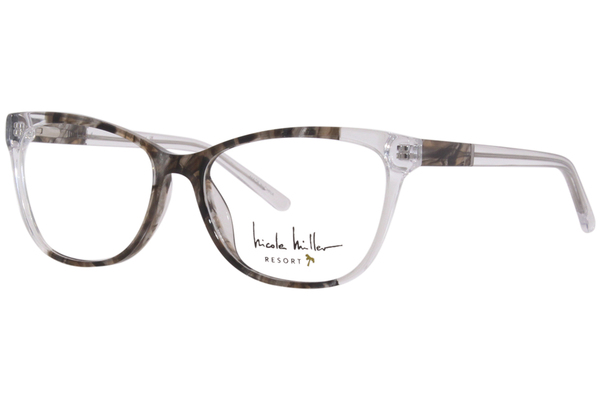 Nicole Miller Ibiza Eyeglasses Women's Full Rim Cat Eye