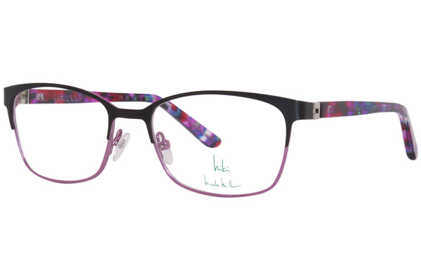  Nicole Miller Joss Eyeglasses Youth Girl's Full Rim Square Shape 