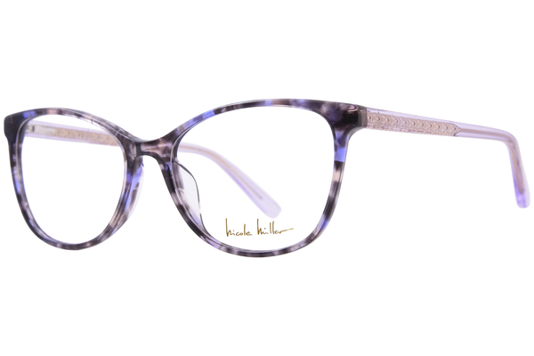 Nicole Miller Morocco Eyeglasses Women's Full Rim Oval Shape