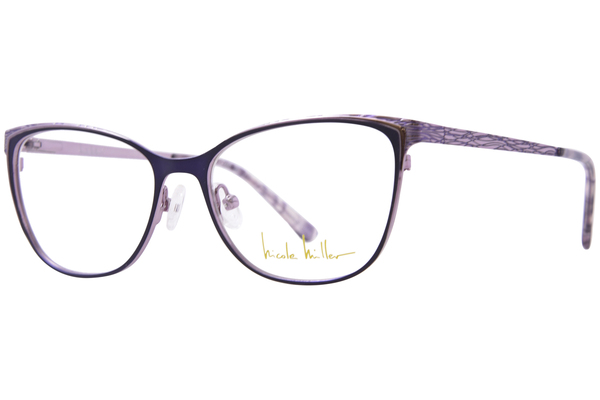 Nicole Miller St. Antoine Eyeglasses Women's Full Rim Oval Shape