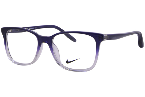 Nike 5054 Eyeglasses Youth Kids Girl's Full Rim Square Shape