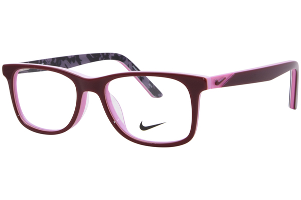 Nike 5549 Eyeglasses Youth Full Rim Rectangle Shape