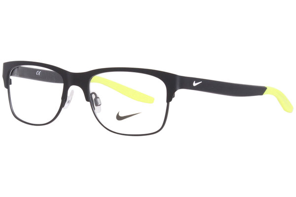  Nike 5590 Eyeglasses Youth Kids Semi Rim Rectangle Shape 