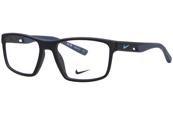 Nike 7015 Eyeglasses Men's Full Rim Rectangle Shape