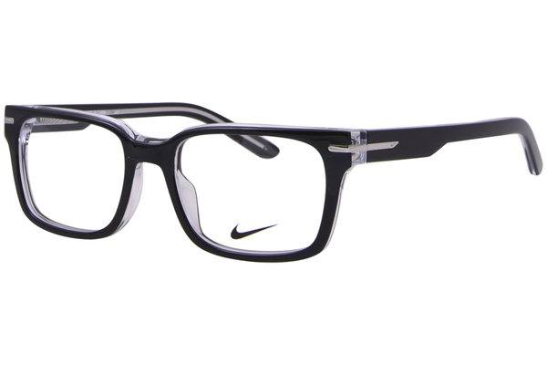 Nike 7174 Eyeglasses Men's Full Rim Rectangle Shape