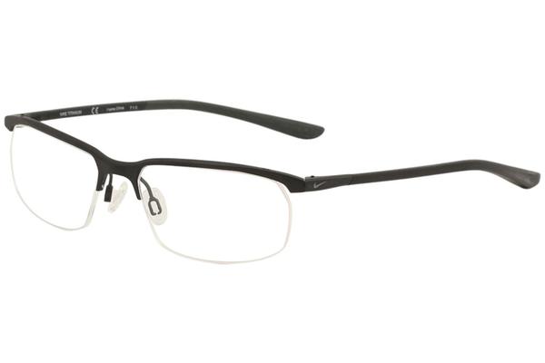  Nike Men's Eyeglasses 6070 Half Rim Titanium Optical Frame 