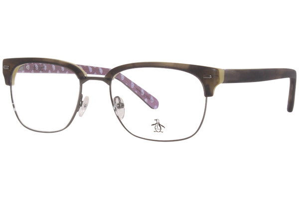  Original Penguin The Sly Eyeglasses Men's Full Rim Square Shape 