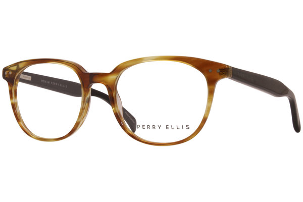 Perry Ellis PE435 Eyeglasses Men's Full Rim Oval Optical Frame