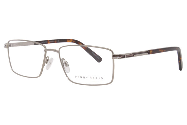  Perry Ellis PE446 Eyeglasses Men's Full Rim Rectangular Optical Frame 