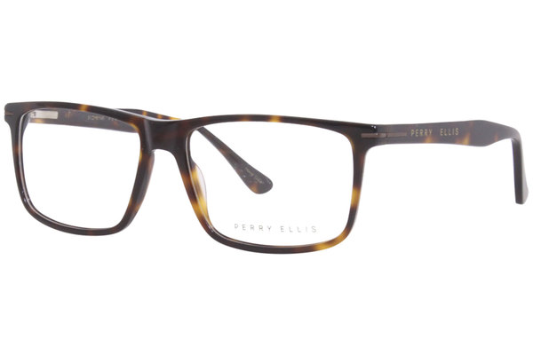 Perry Ellis PE457 Eyeglasses Men's Full Rim Rectangle Shape