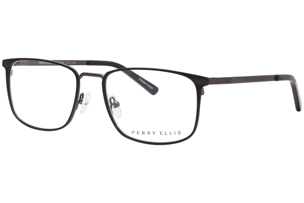  Perry Ellis PE482 Eyeglasses Men's Full Rim Rectangle Shape 