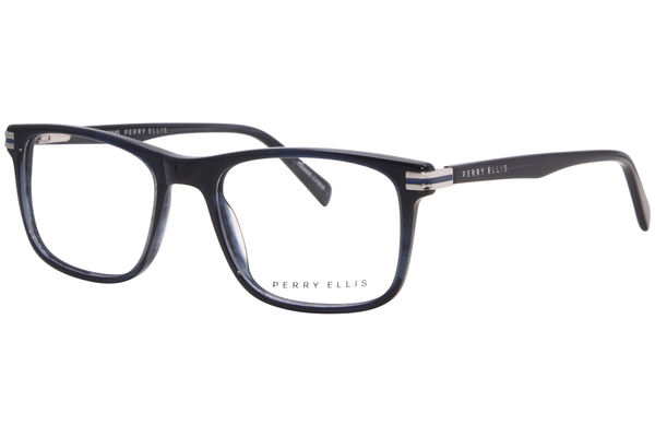  Perry Ellis PE488 Eyeglasses Men's Full Rim Rectangle Shape 