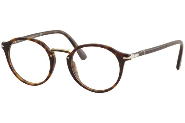 Persol Men's Eyeglasses PO3185V 24 Havana Full Rim Optical Frame 48mm ...