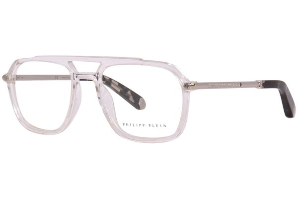 Philipp Plein Broadway-Line VPP018 Eyeglasses Men's Full Rim Square Shape