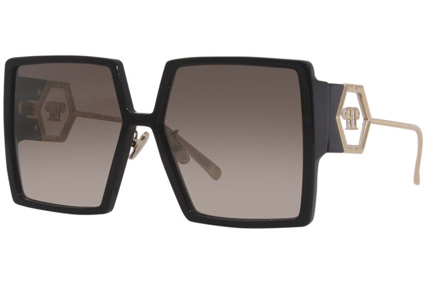  Philipp Plein Diva SPP028M Sunglasses Women's Square Shape 