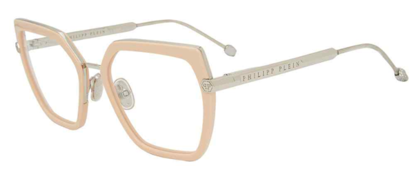  Philipp Plein Icon VPP036S Eyeglasses Women's Full Rim Square Shape 