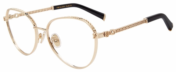 Philipp Plein VPP035S Eyeglasses Women's Full Rim Cat Eye