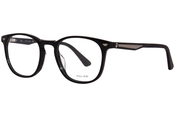  Police Groove-2 VPLF02 Eyeglasses Men's Full Rim Round Shape 