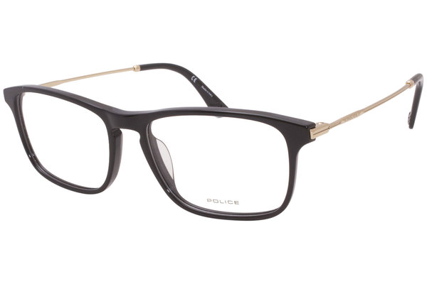 Police Highway-12 VPL956 Eyeglasses Men's Full Rim Rectangular Optical Frame