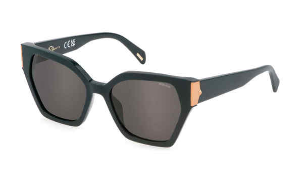  Police SPLL34 Sunglasses Women's Square Shape 