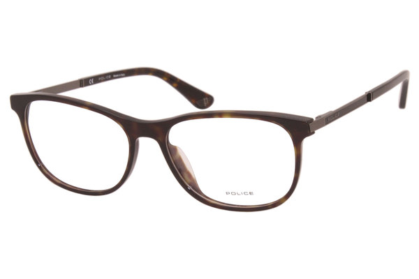 Police VPLA45 Eyeglasses Men's Full Rim Round Optical Frame