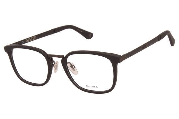  Police VPLA48 Eyeglasses Men's Full Rim Square Optical Frame 