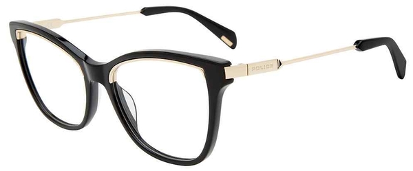  Police VPLC30V Eyeglasses Women's Full Rim Butterfly Shape 