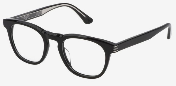 Police VPLF04 Eyeglasses Men's Full Rim Round Shape