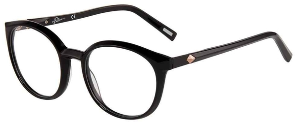  Police VPLF28 Eyeglasses Women's Full Rim Round Shape 