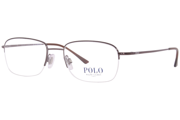  Polo Ralph Lauren PH1001 Eyeglasses Frame Men's Half Rim Square 