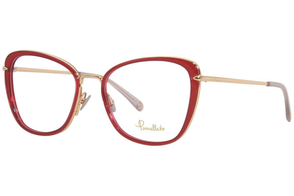 Pomellato PM0084O Eyeglasses Women's Full Rim Cat Eye