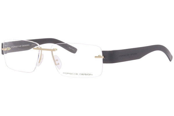  Porsche Design Men's Eyeglasses P8206 P/8206 Rimless Titanium Optical Frame 