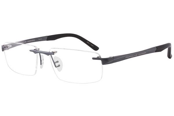 Porsche Design Men S Eyeglasses P 8214 P8214 S2 Rimless Optical Frame