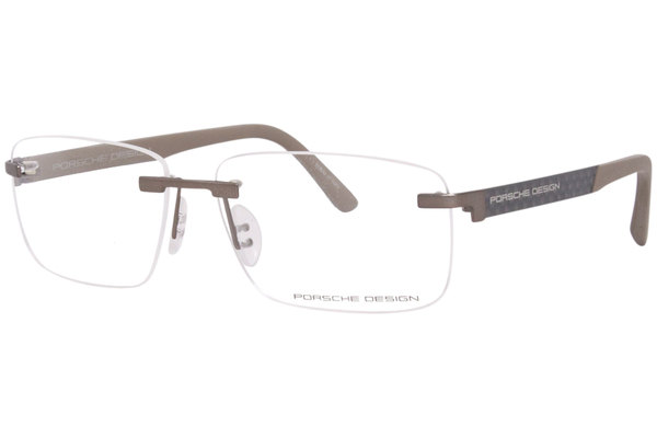 Porsche Design Men's Eyeglasses P'8236 P8236 S1 Rimless Optical Frame