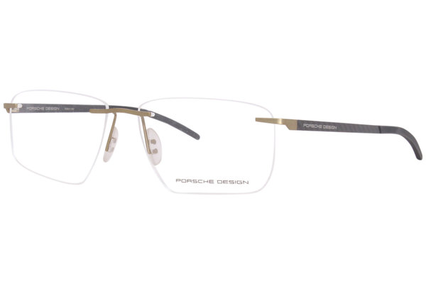  Porsche Design P8341 Eyeglasses Men's Rimless Rectangle Shape 