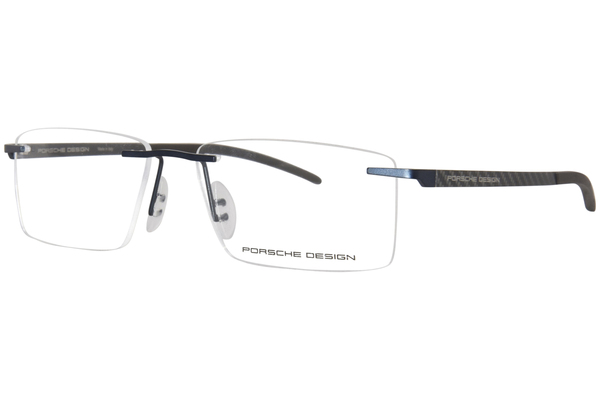  Porsche Design P8341 Eyeglasses Men's Rimless Rectangle Shape 